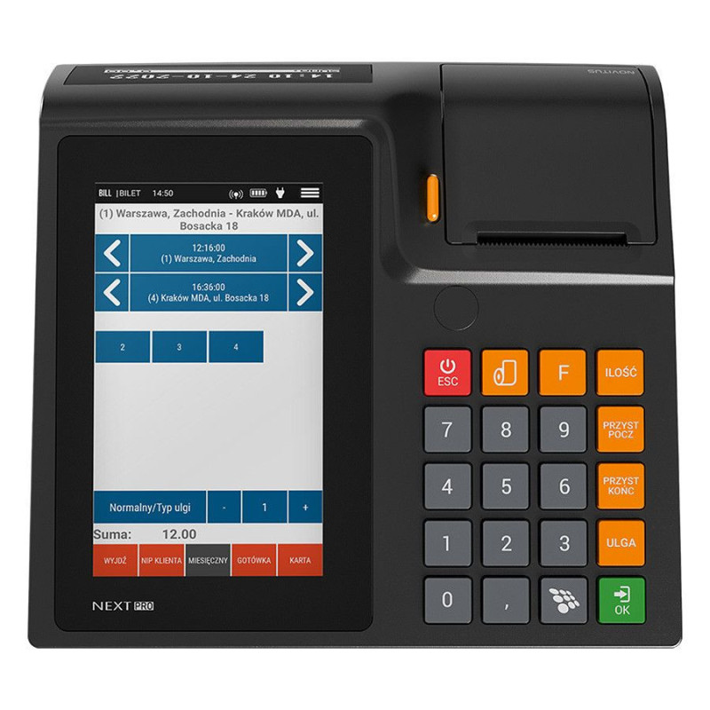 Novitus NEXT PRO wersja BUS GSM24 - Bileterka